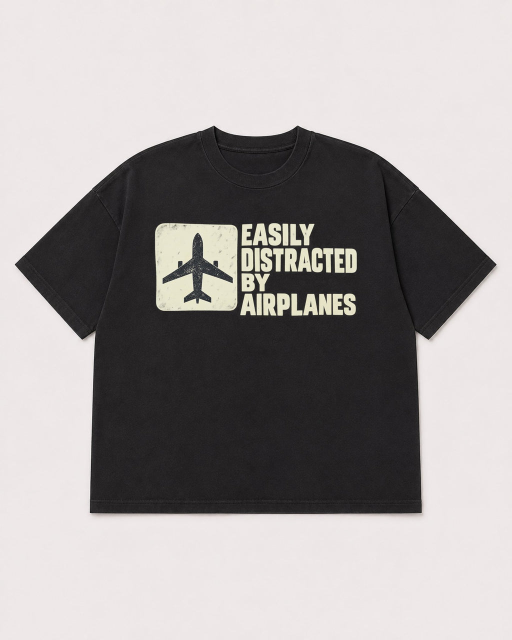 Mockup Boxy Heavyweight Tee Black product