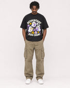 Mockup Boxy Heavyweight Tee Black male full-body 04