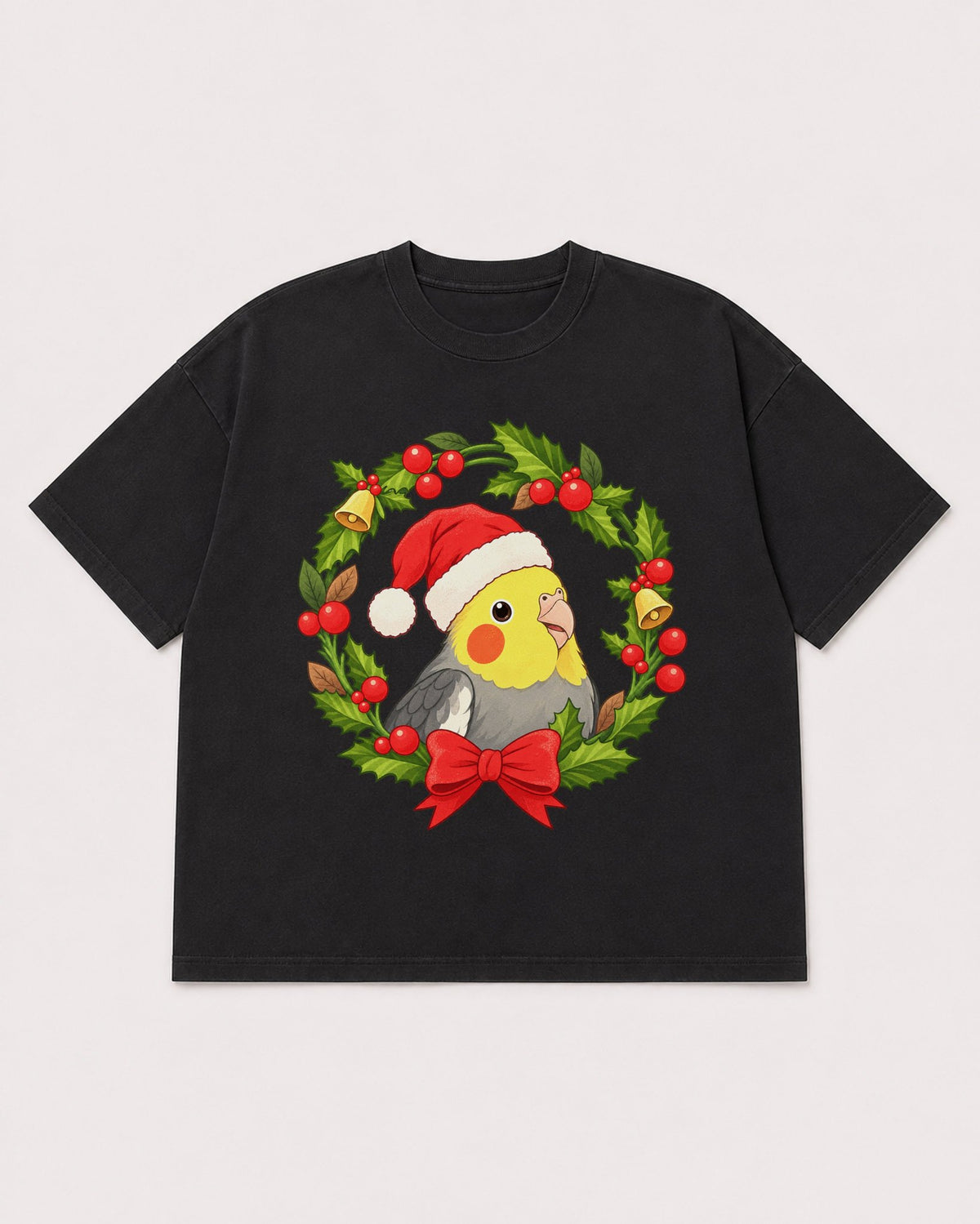 Mockup Boxy Heavyweight Tee Black product