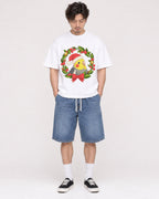 Mockup Boxy Heavyweight Tee White male full-body 03