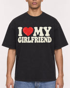 Mockup Boxy Heavyweight Tee Black male close-up 50