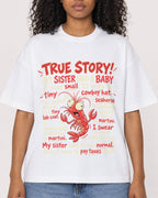 Mockup Boxy Heavyweight Tee White female close-up 05