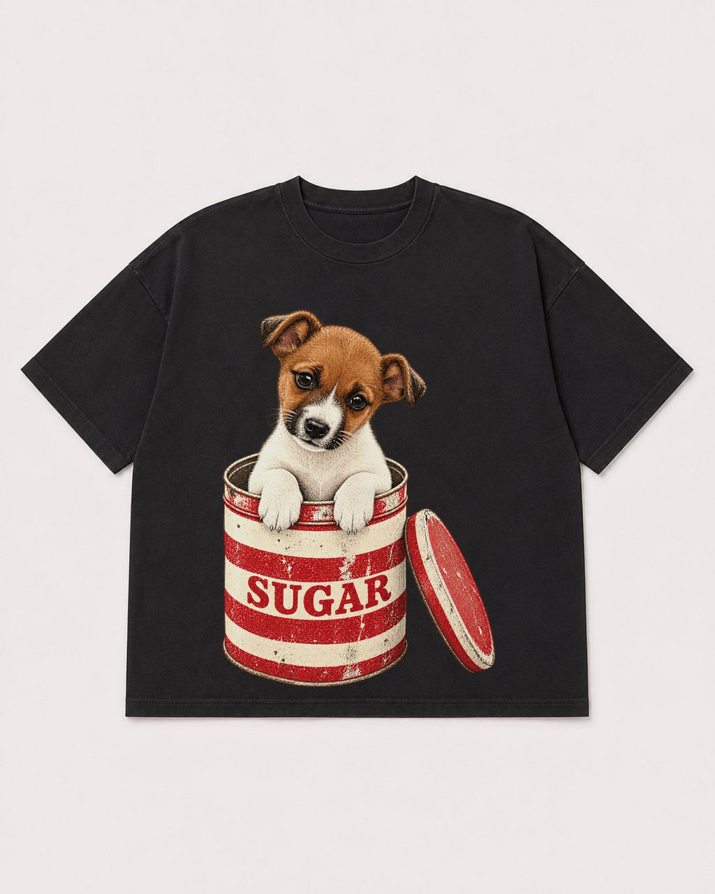 Mockup Boxy Heavyweight Tee Black product