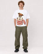 Mockup Boxy Heavyweight Tee White male full-body 09