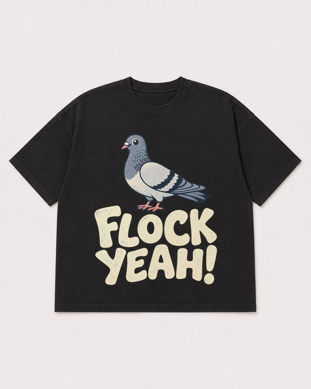 Mockup Boxy Heavyweight Tee Black product