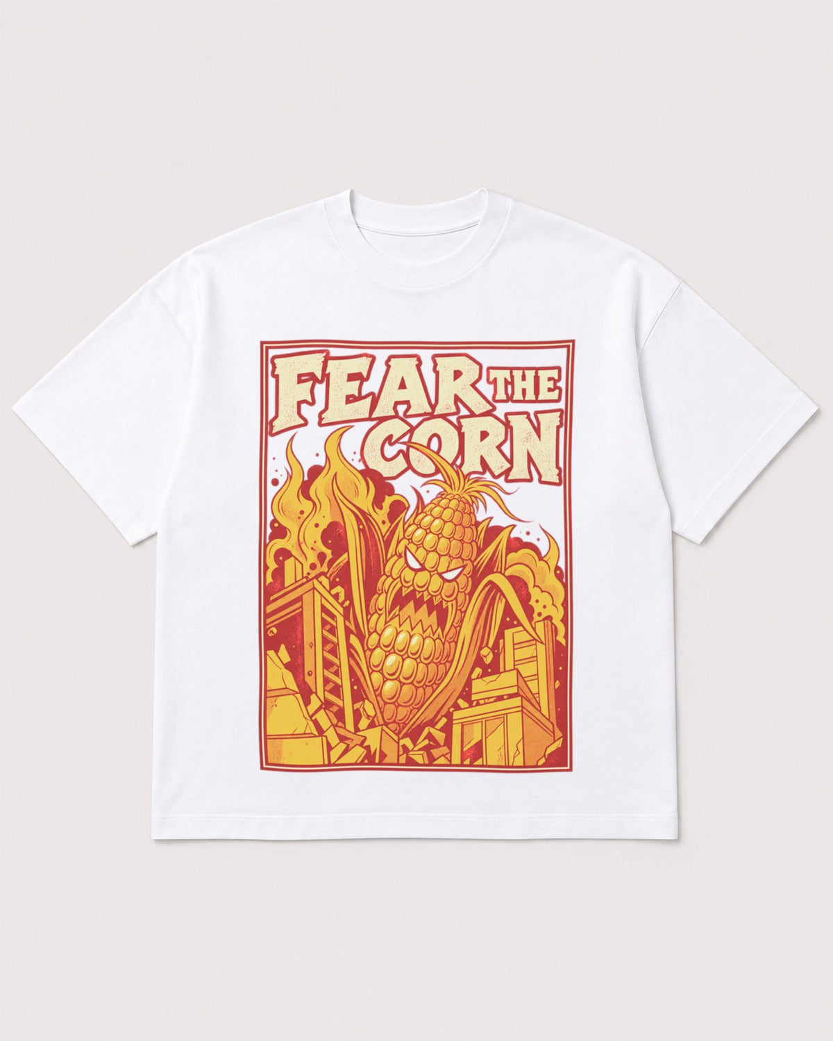 Mockup Boxy Heavyweight Tee White product