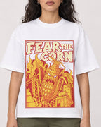 Mockup Boxy Heavyweight Tee White female close-up 07