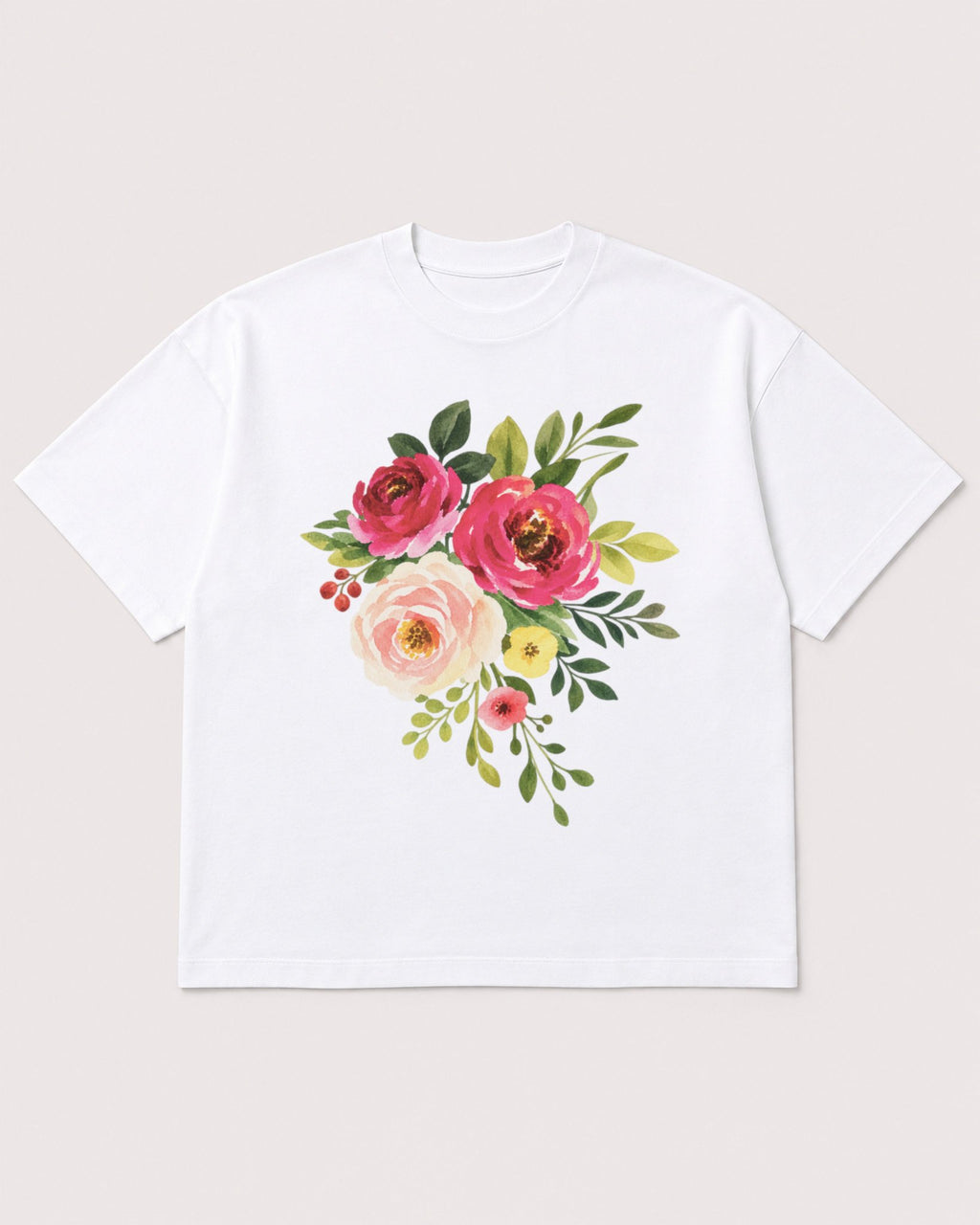 Mockup Boxy Heavyweight Tee White product