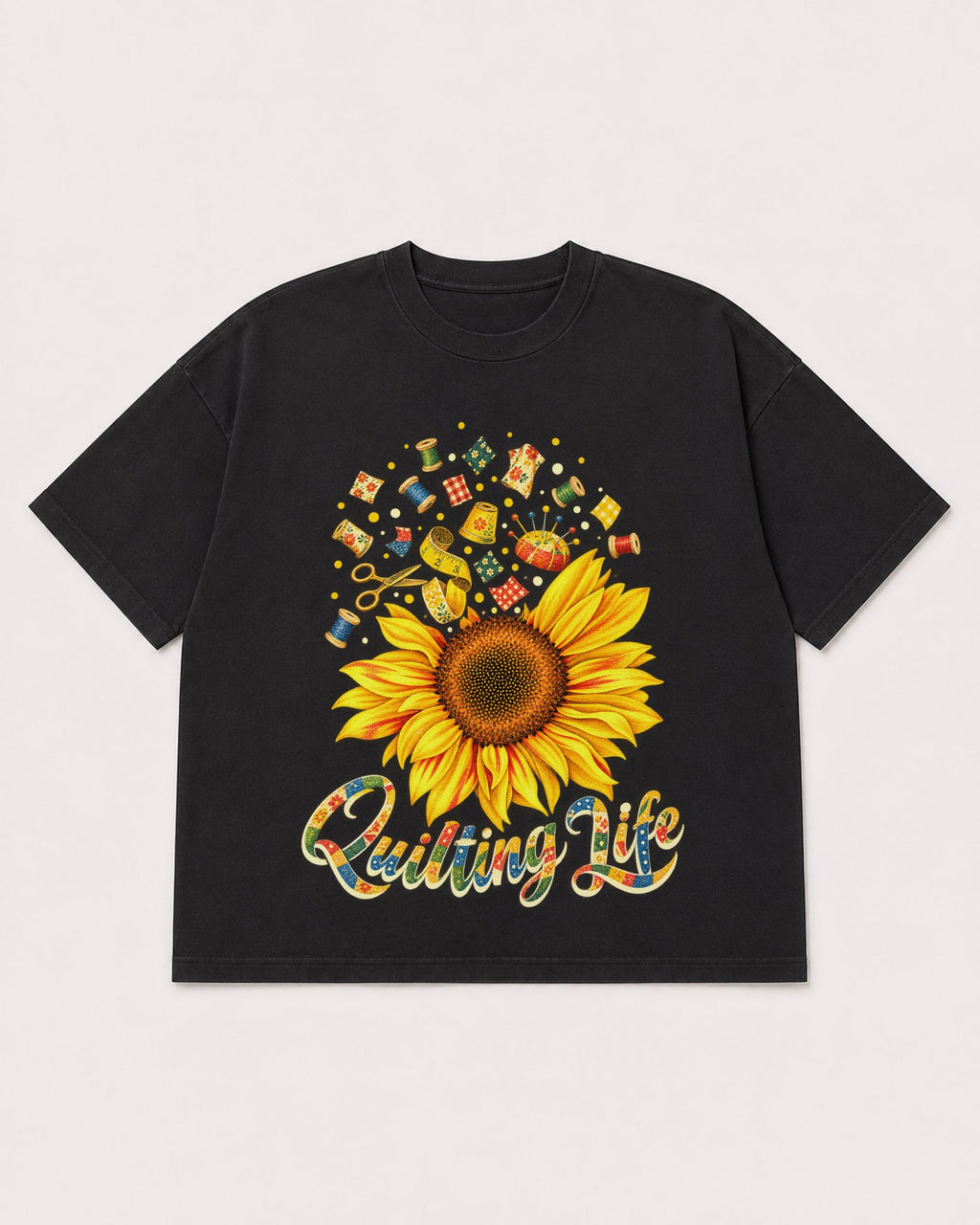 Mockup Boxy Heavyweight Tee Black product