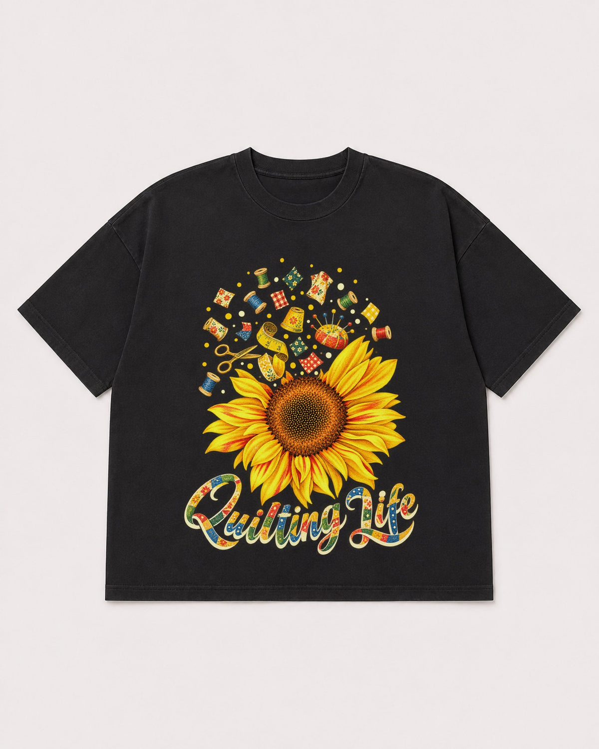 Mockup Boxy Heavyweight Tee Black product