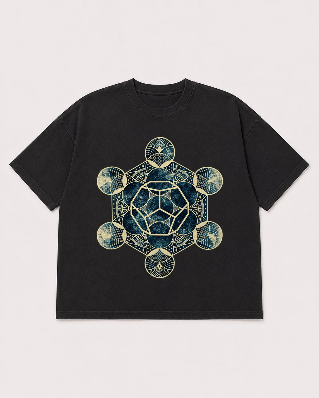 Mockup Boxy Heavyweight Tee Black product