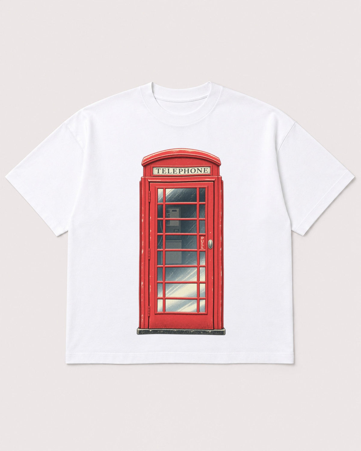 Mockup Boxy Heavyweight Tee White product