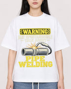 Mockup Boxy Heavyweight Tee White female close-up 01