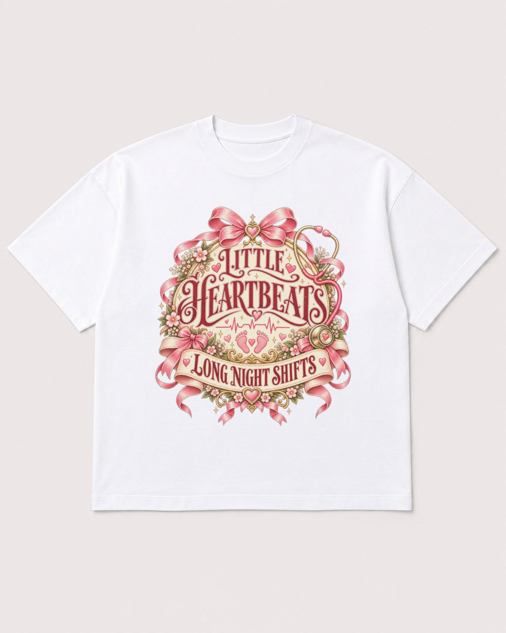 Mockup Boxy Heavyweight Tee White product