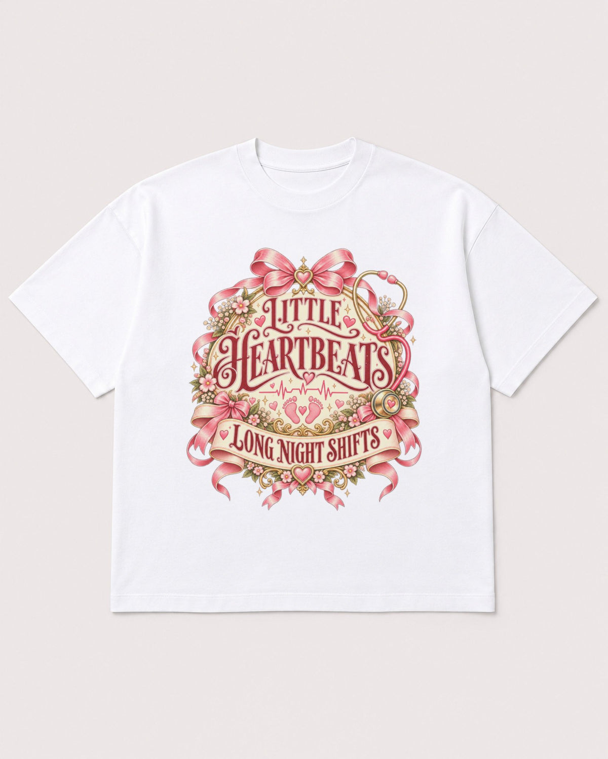 Mockup Boxy Heavyweight Tee White product