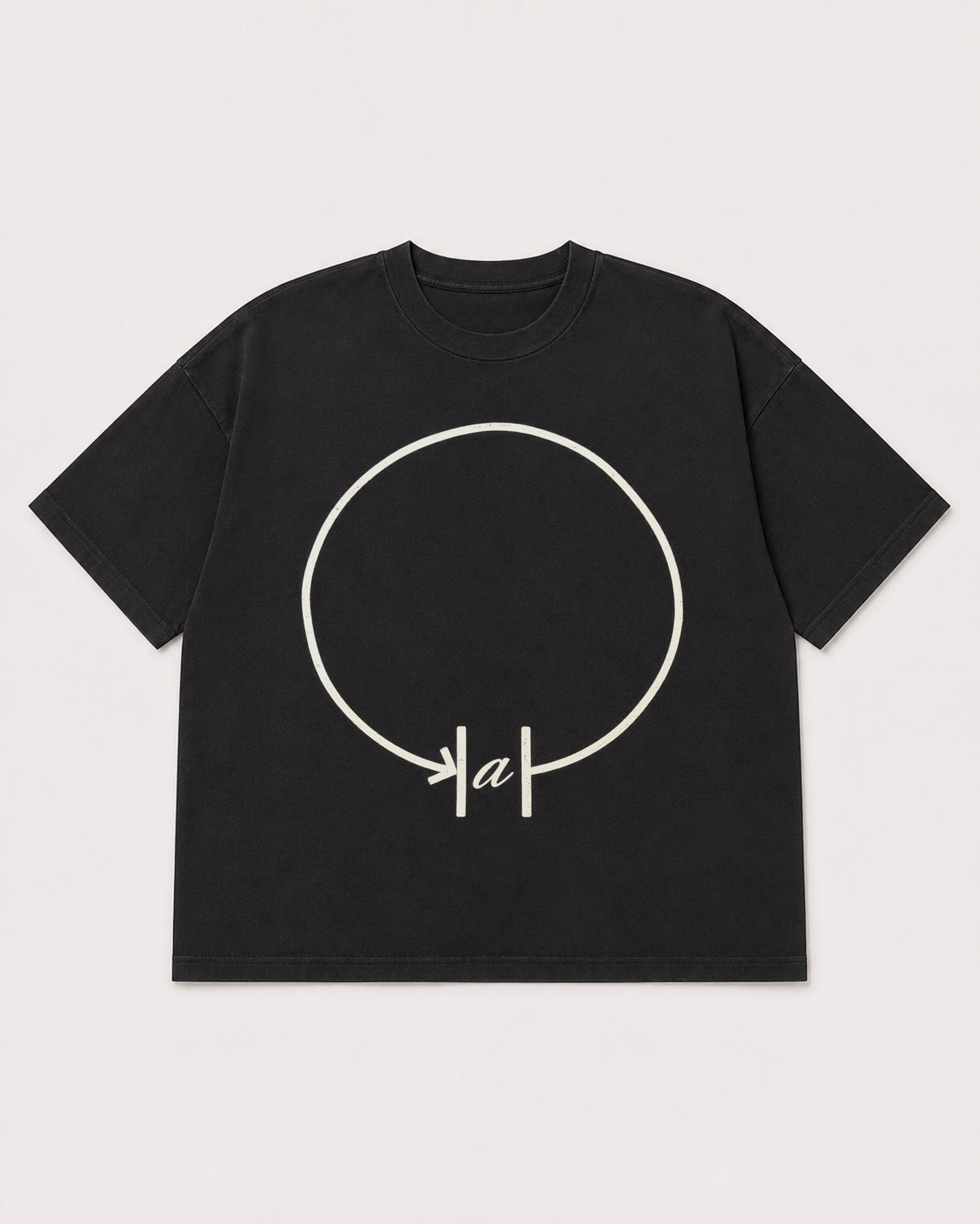 Mockup Boxy Heavyweight Tee Black product