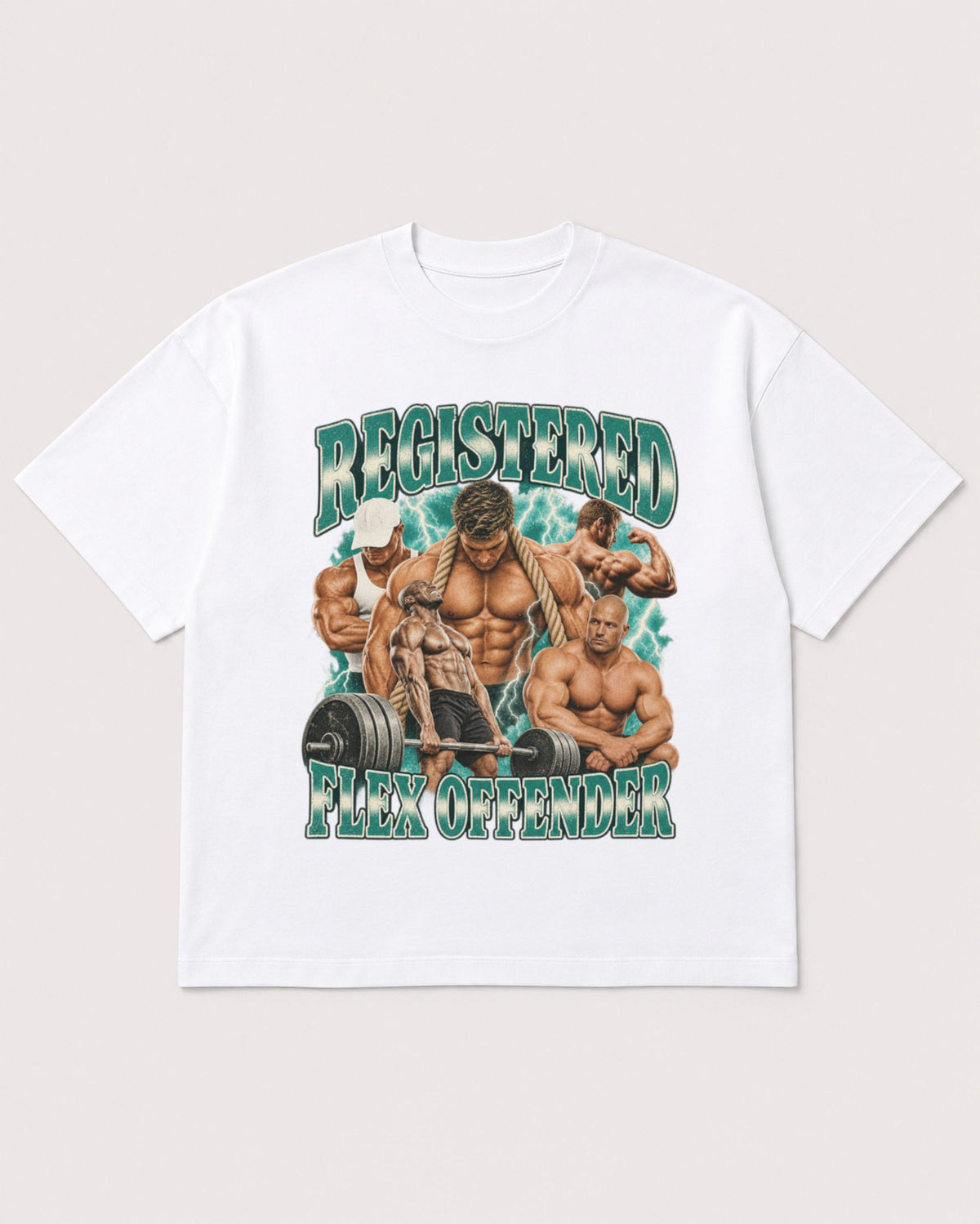 Mockup Boxy Heavyweight Tee White product