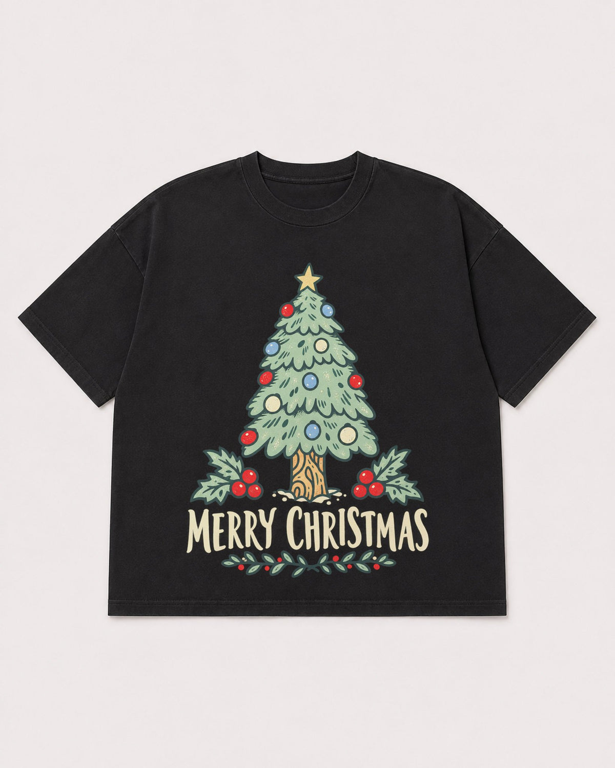 Mockup Boxy Heavyweight Tee Black product