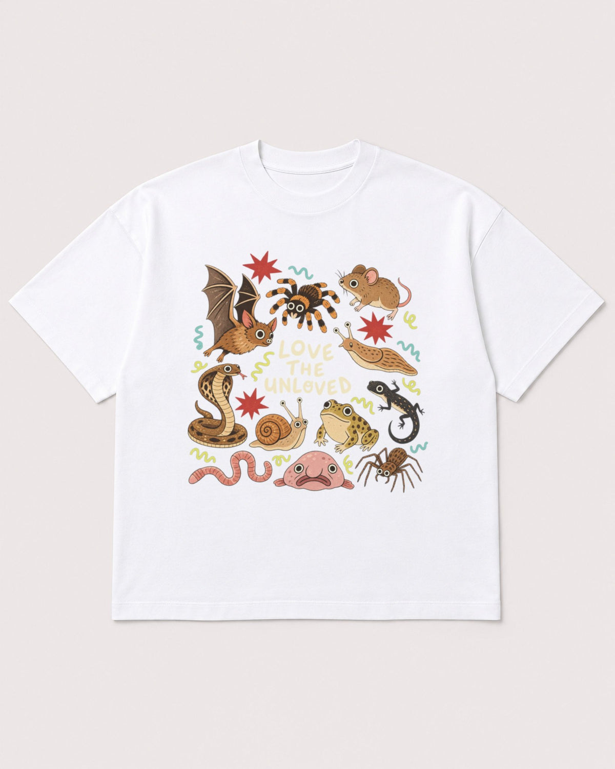 Mockup Boxy Heavyweight Tee White product