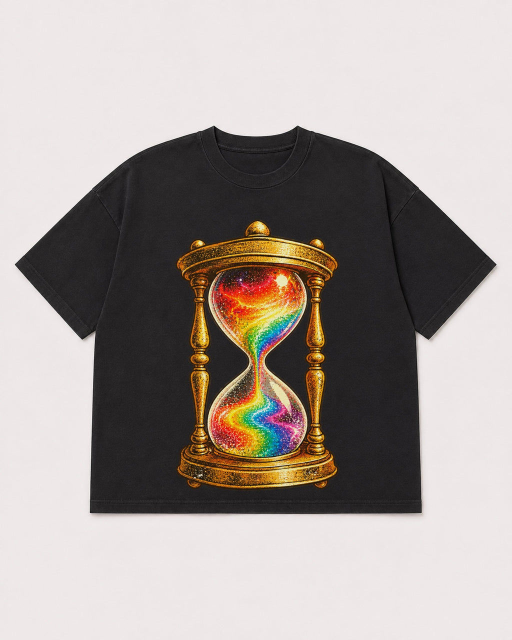 Mockup Boxy Heavyweight Tee Black product