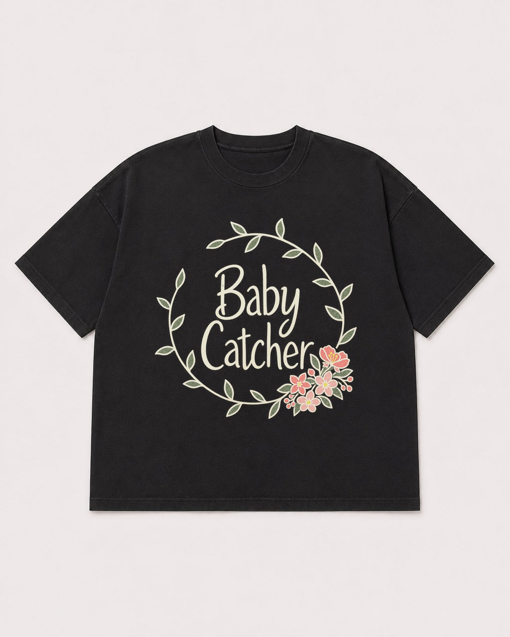 Mockup Boxy Heavyweight Tee Black product