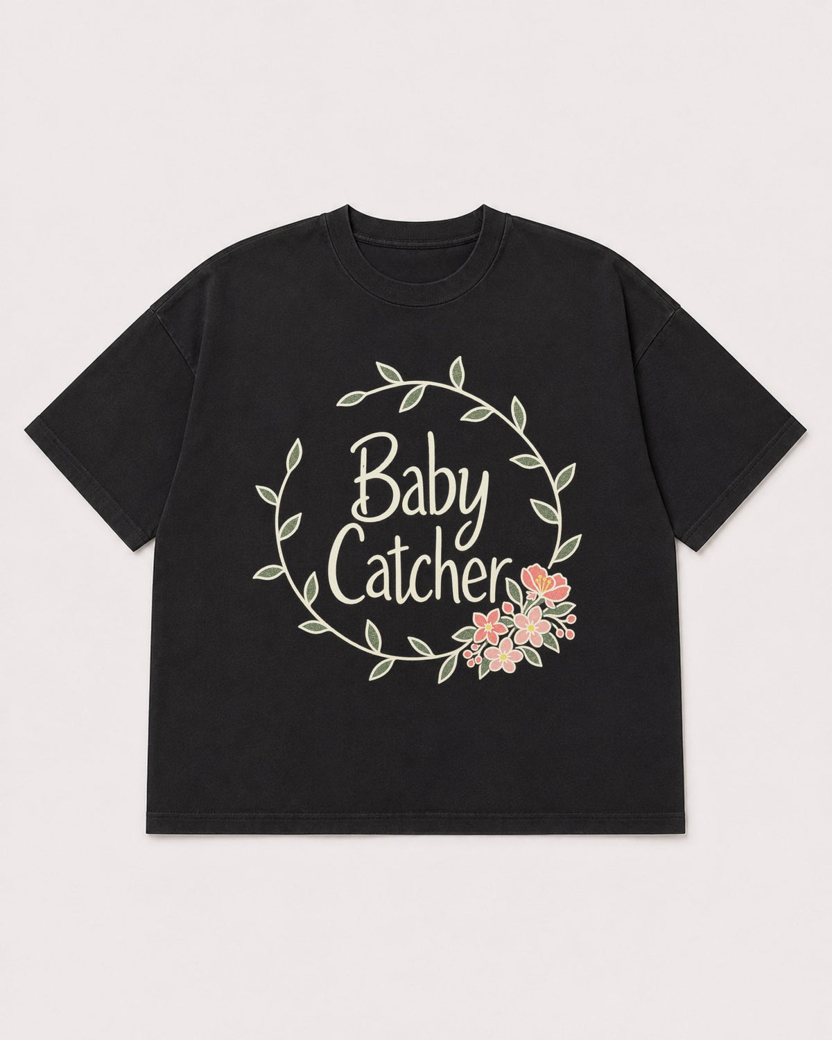 Mockup Boxy Heavyweight Tee Black product