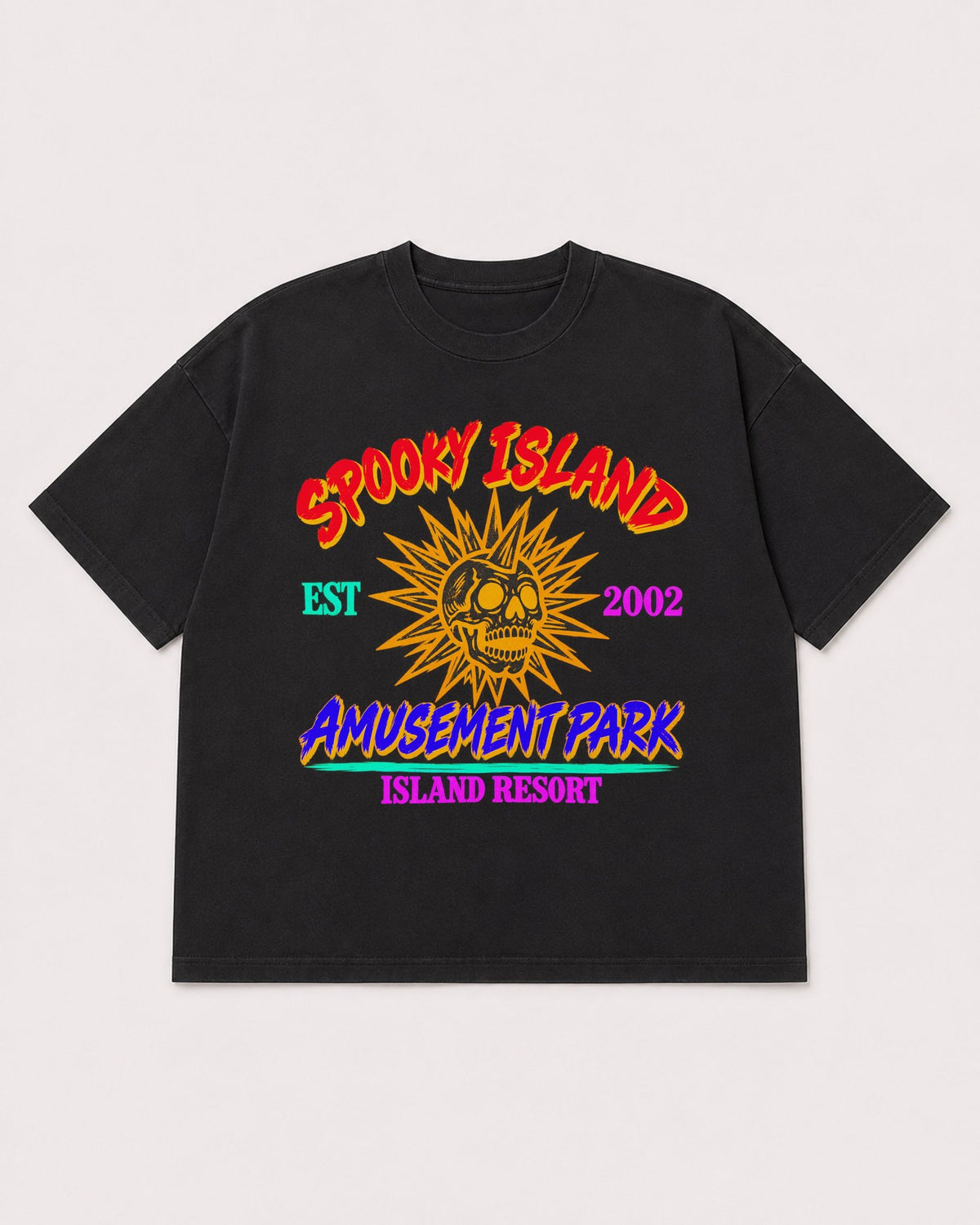 Mockup Boxy Heavyweight Tee Black product