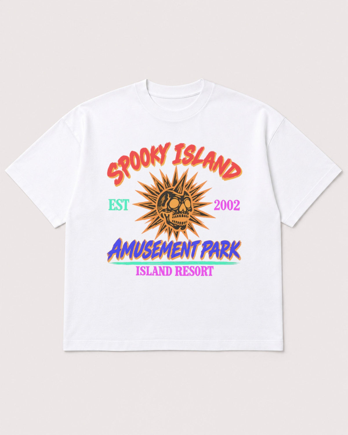 Mockup Boxy Heavyweight Tee White product