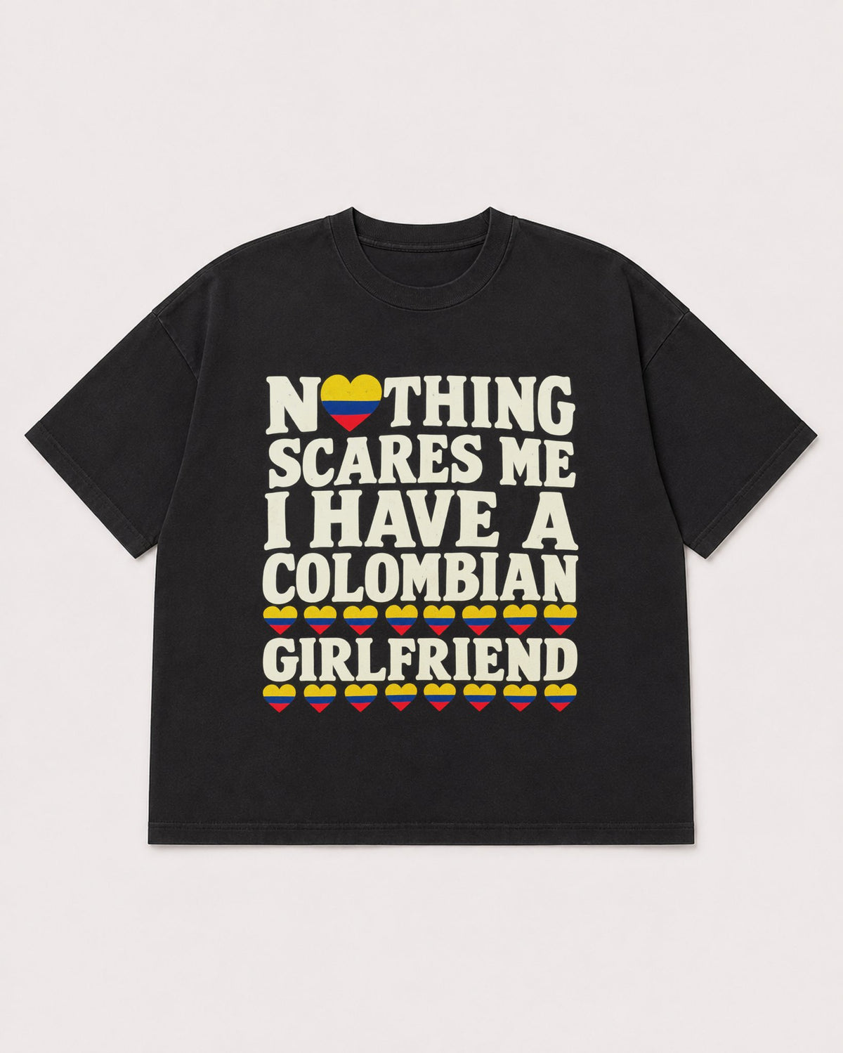 Mockup Boxy Heavyweight Tee Black product