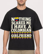 Mockup Boxy Heavyweight Tee Black male close-up 08