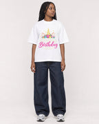 Mockup Boxy Heavyweight Tee White female full-body 04