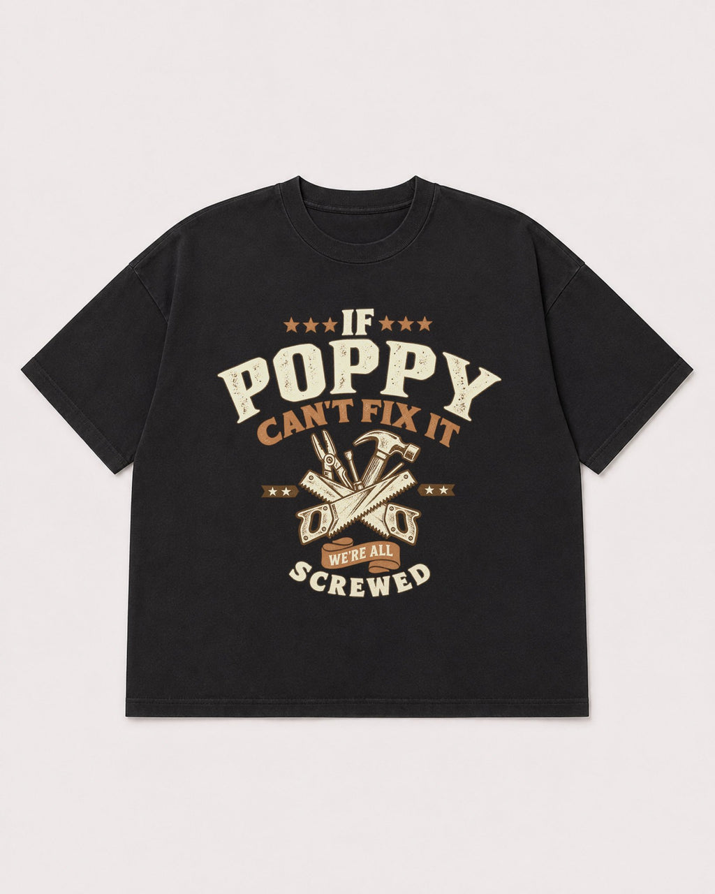 Mockup Boxy Heavyweight Tee Black product