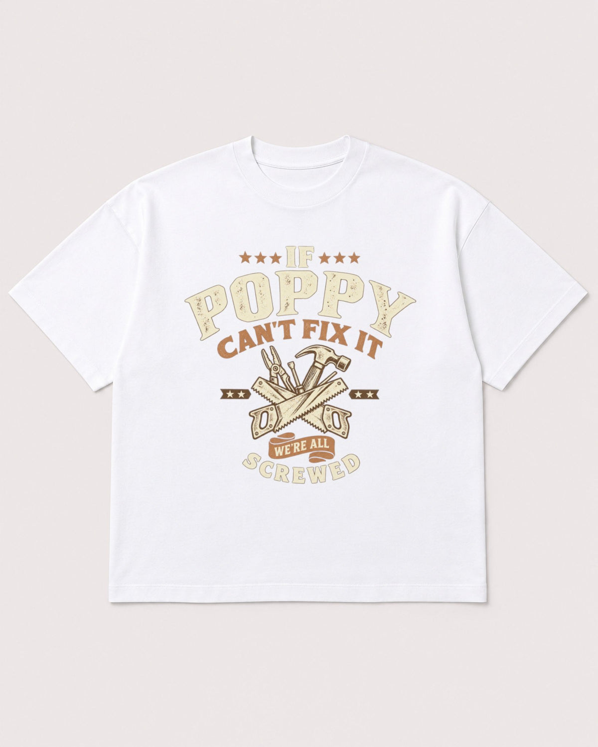 Mockup Boxy Heavyweight Tee White product