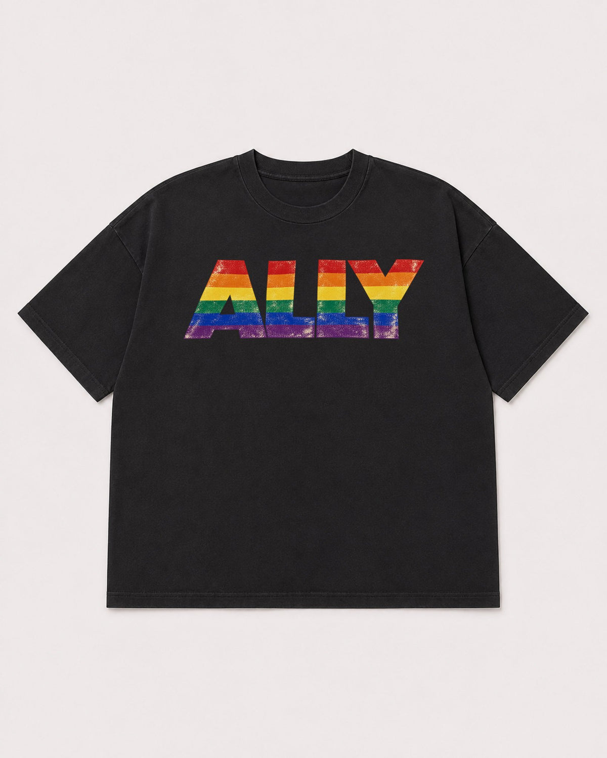 Mockup Boxy Heavyweight Tee Black product