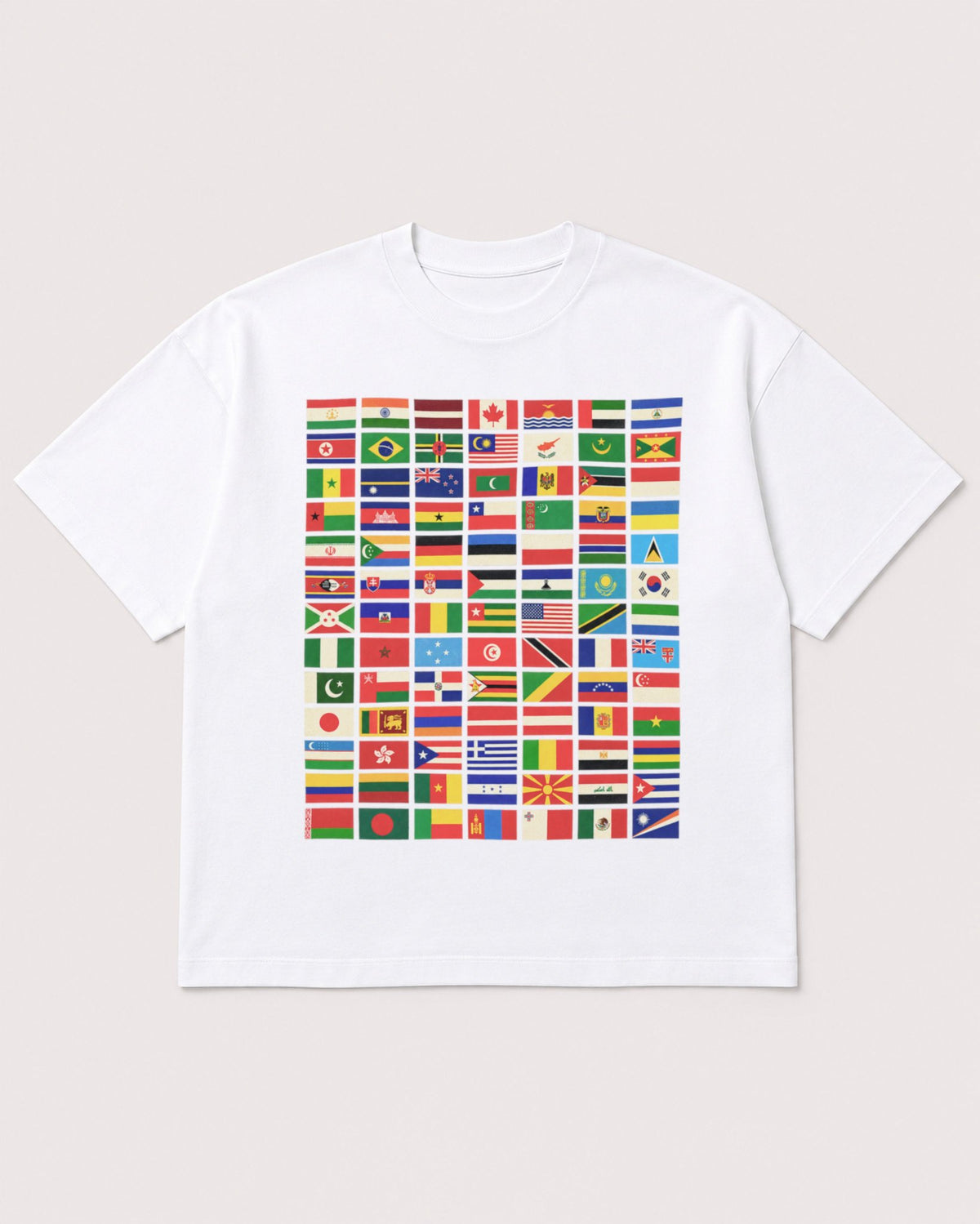 Mockup Boxy Heavyweight Tee White product