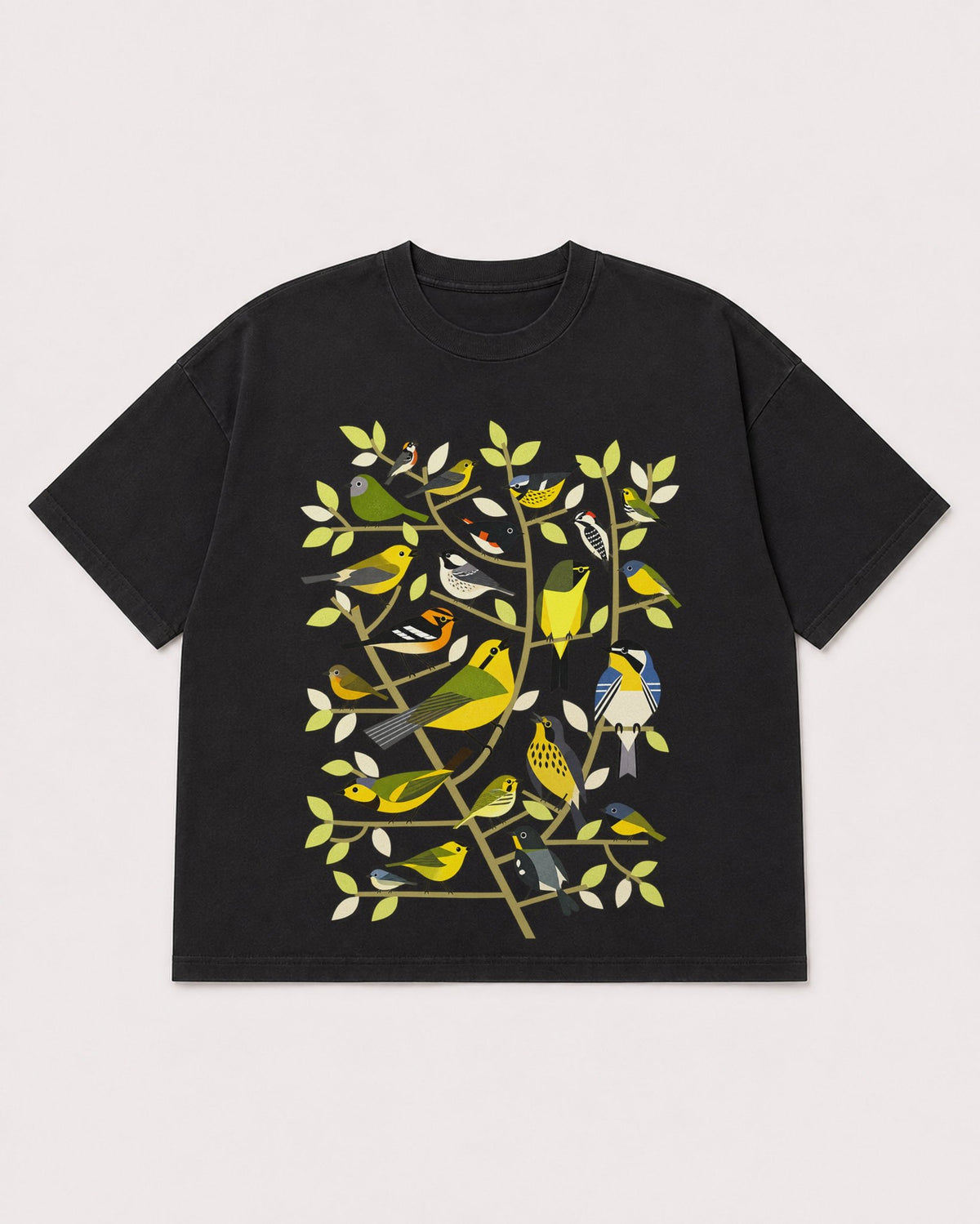 Mockup Boxy Heavyweight Tee Black product