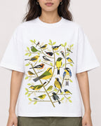 Mockup Boxy Heavyweight Tee White female close-up 02