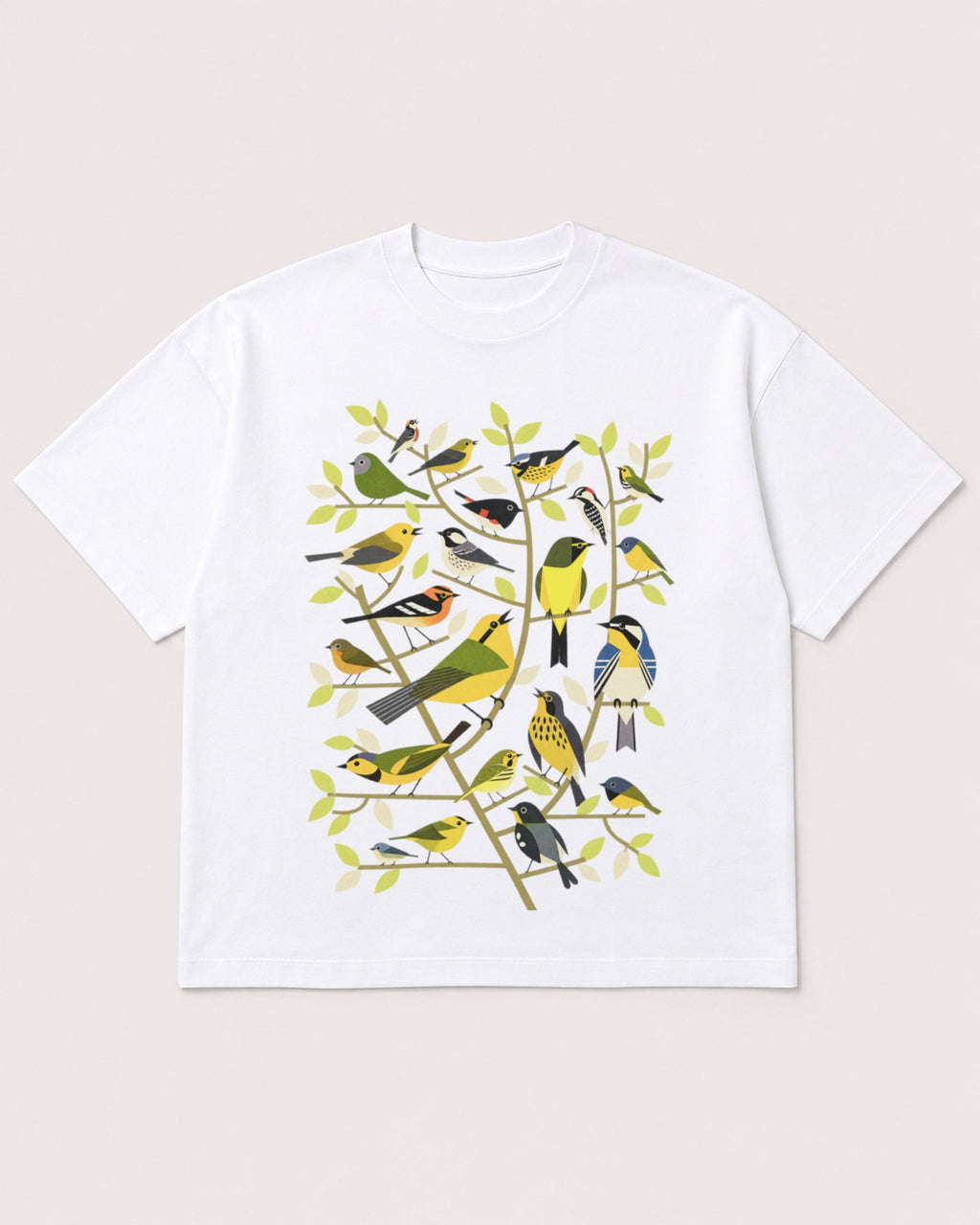 Mockup Boxy Heavyweight Tee White product