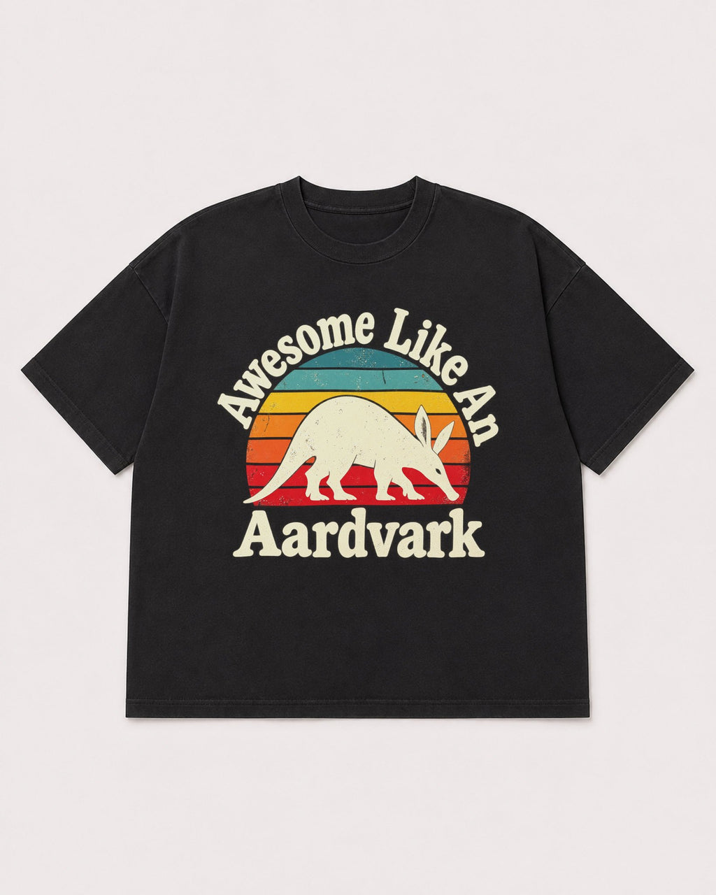 Mockup Boxy Heavyweight Tee Black product