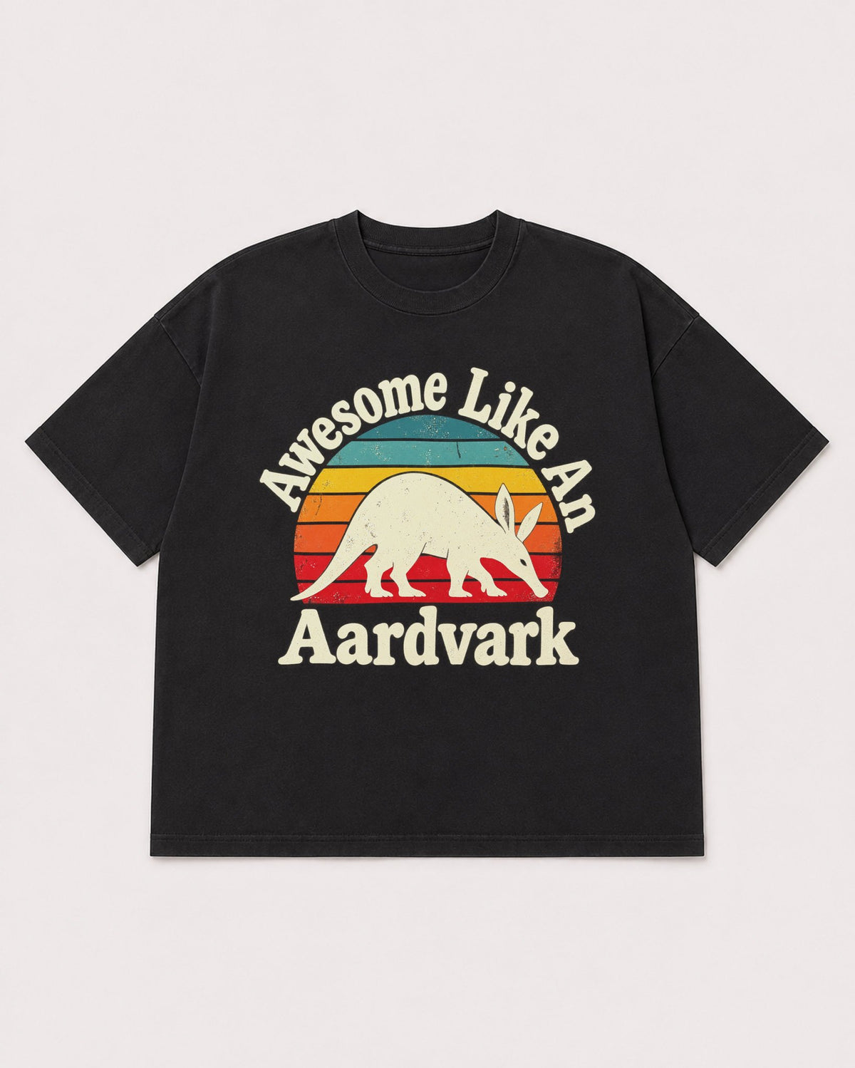 Mockup Boxy Heavyweight Tee Black product