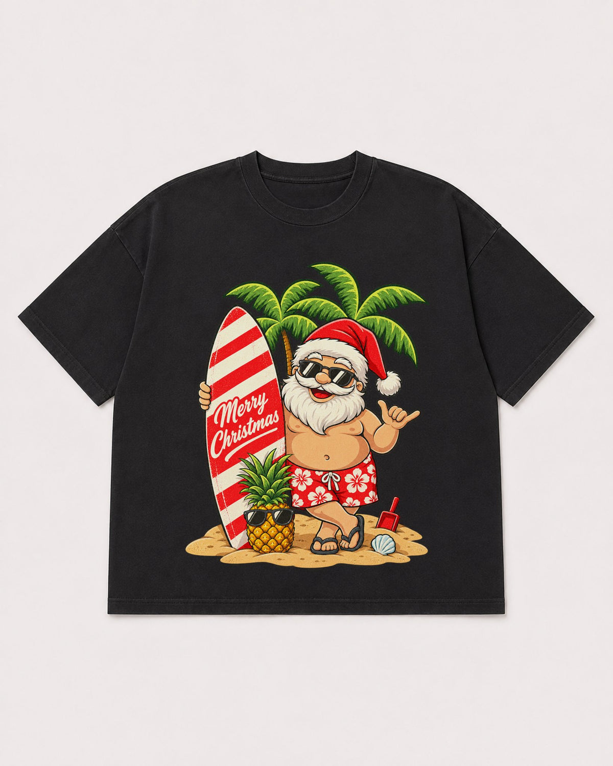 Mockup Boxy Heavyweight Tee Black product