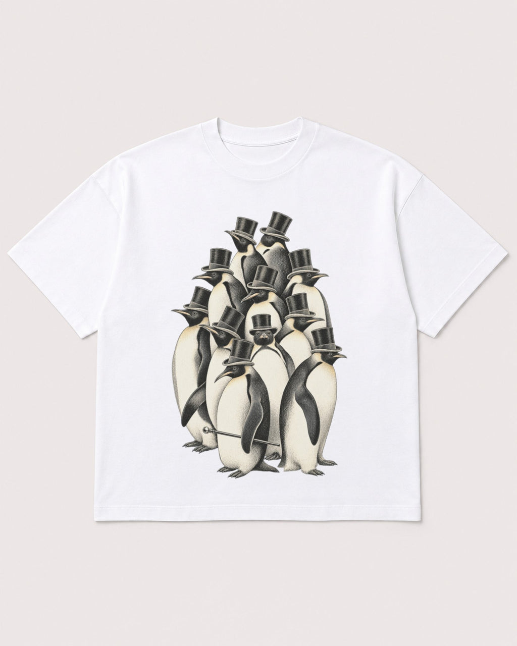 Mockup Boxy Heavyweight Tee White product