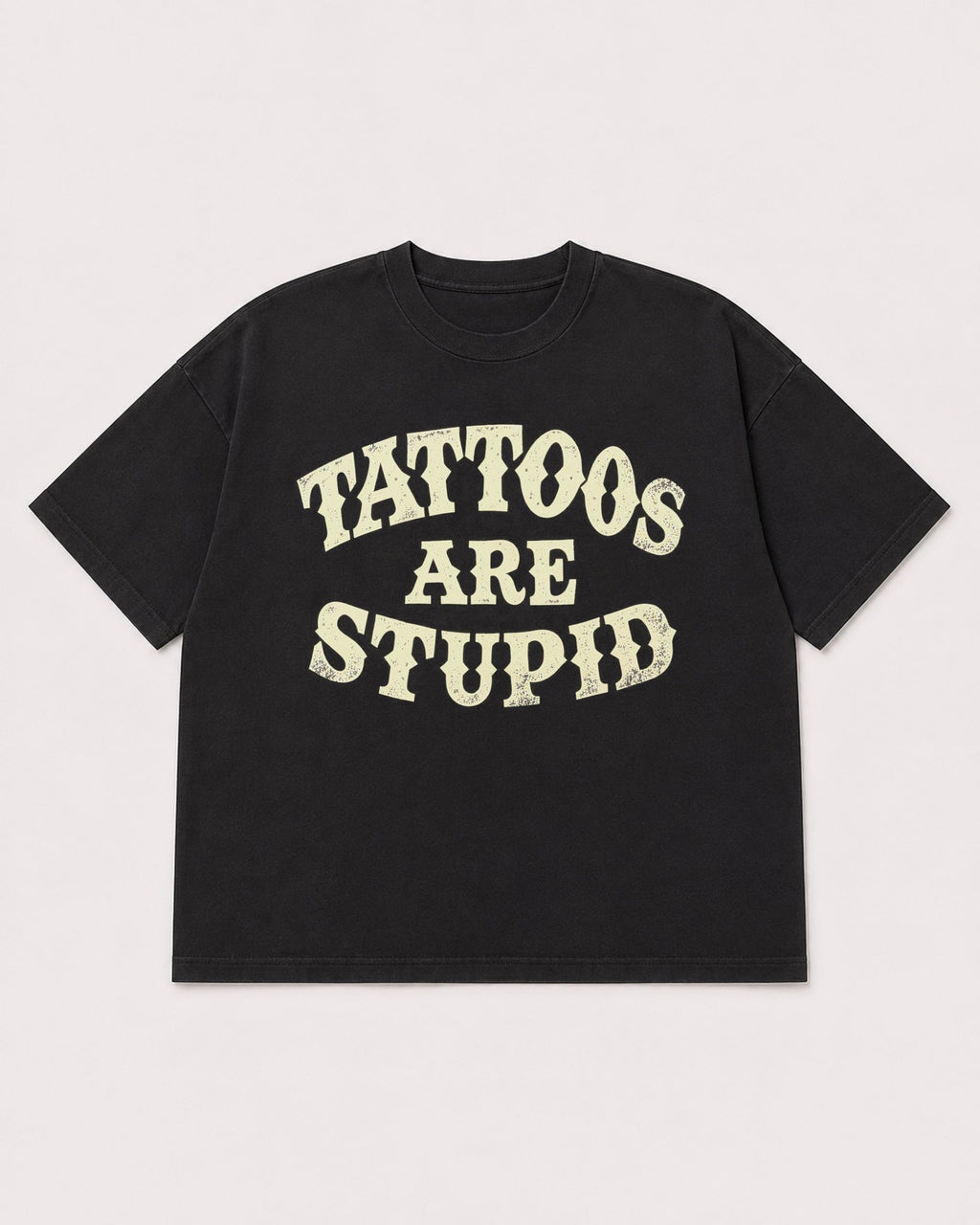 Mockup Boxy Heavyweight Tee Black product