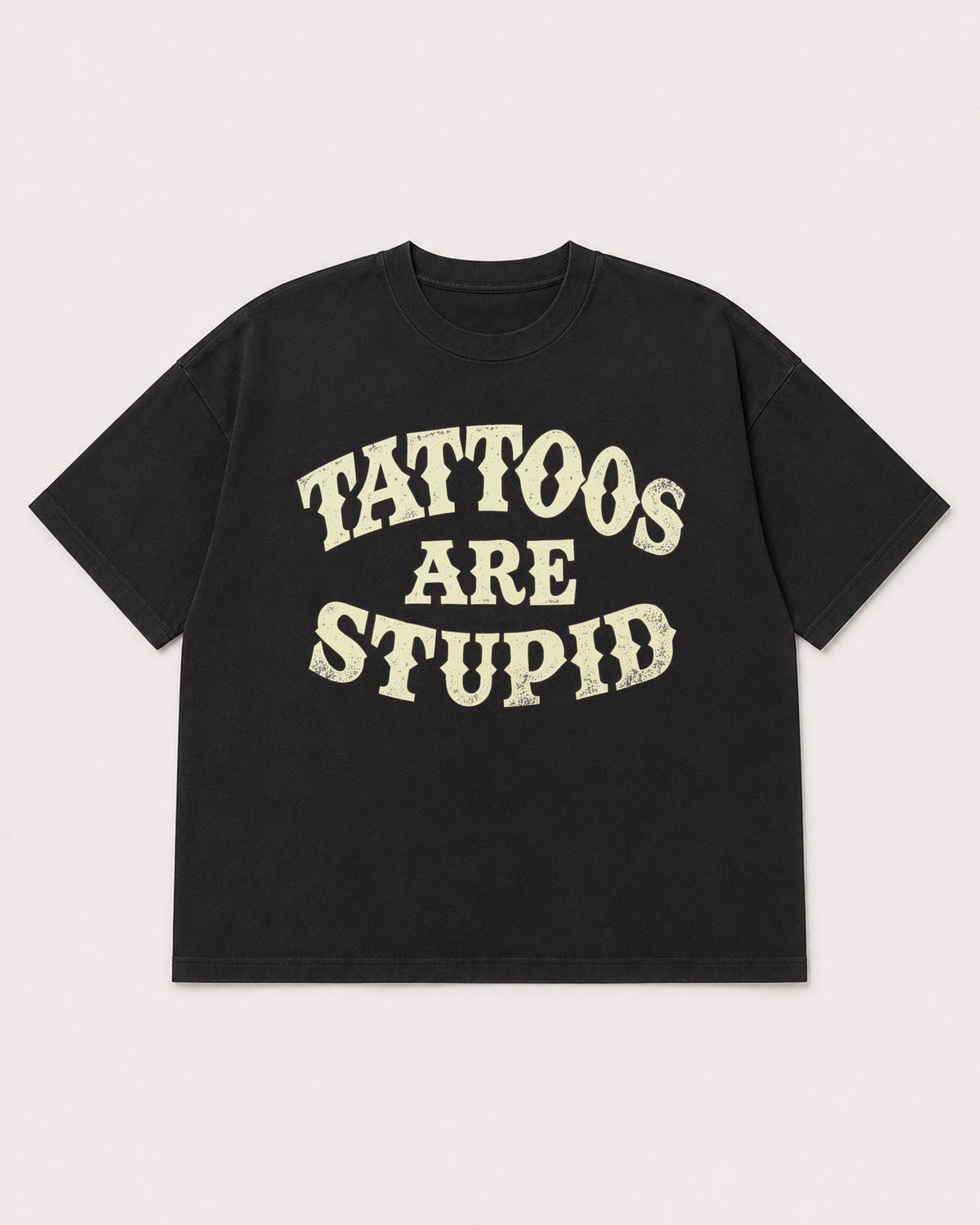 Mockup Boxy Heavyweight Tee Black product