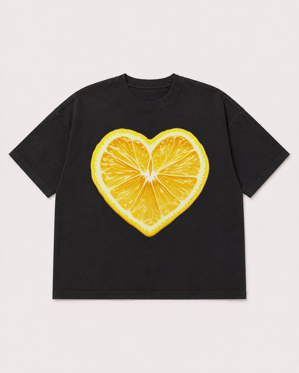 Mockup Boxy Heavyweight Tee Black product