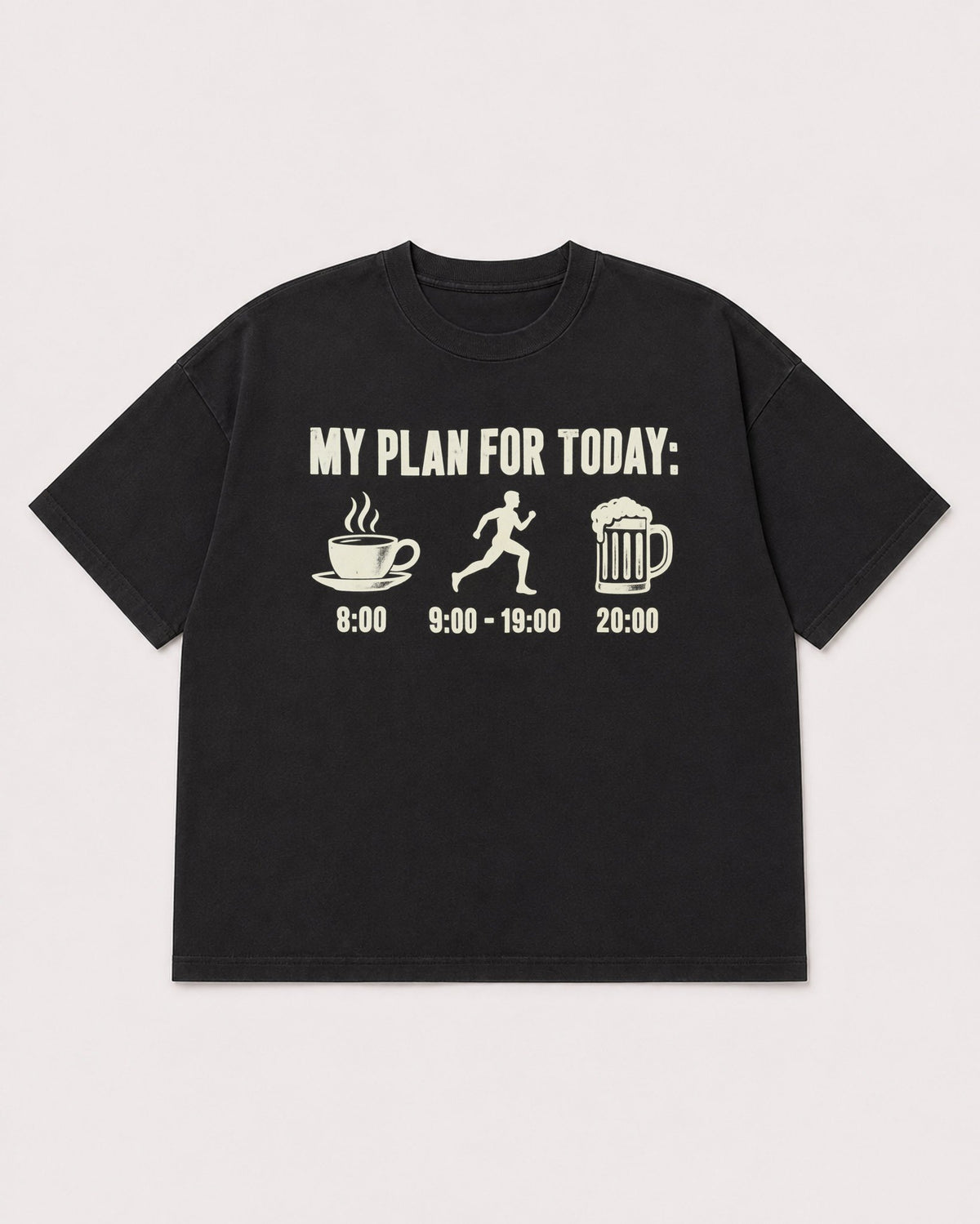 Mockup Boxy Heavyweight Tee Black product