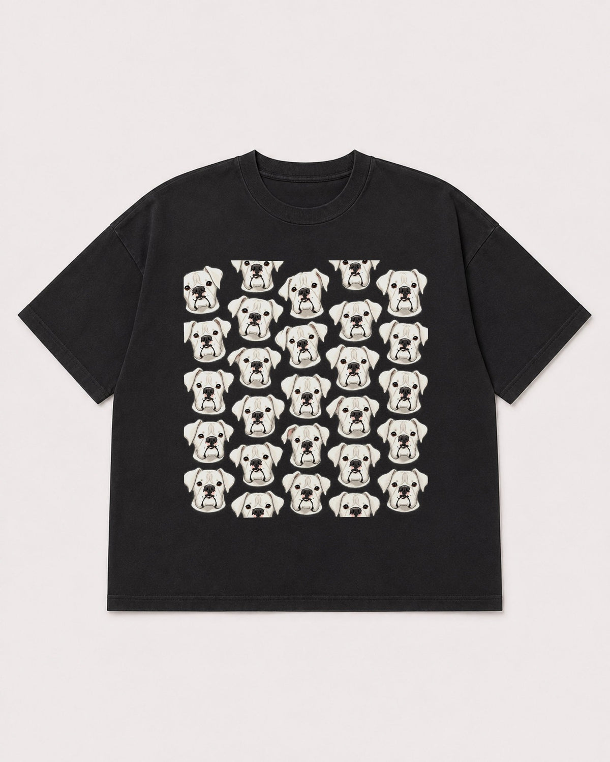 Mockup Boxy Heavyweight Tee Black product