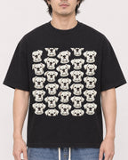 Mockup Boxy Heavyweight Tee Black male close-up 03