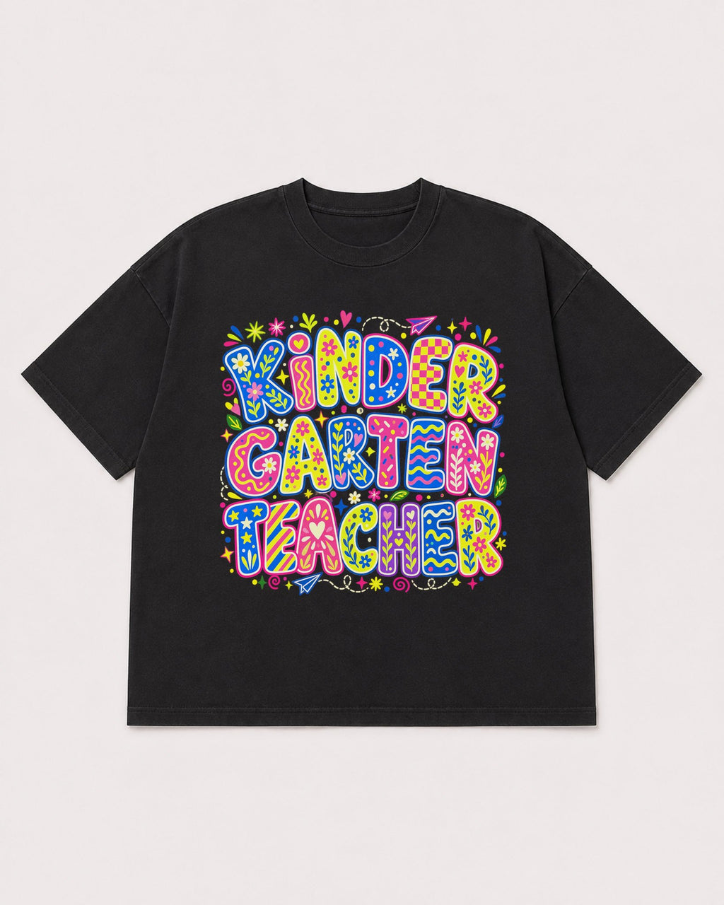 Mockup Boxy Heavyweight Tee Black product