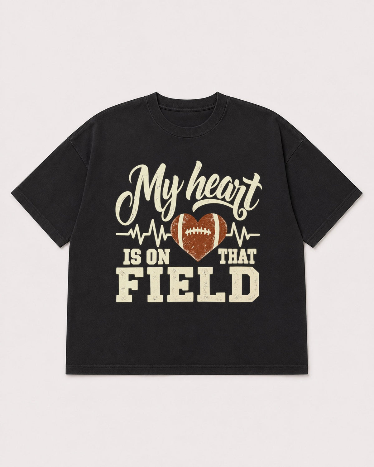 Mockup Boxy Heavyweight Tee Black product